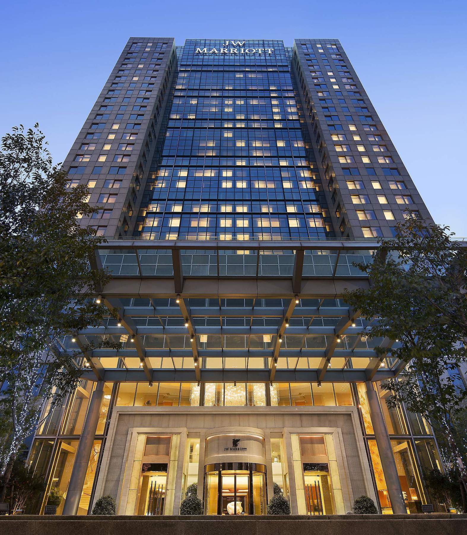 Jw Marriott Hotel Shanghai Changfeng Park Exteriör bild