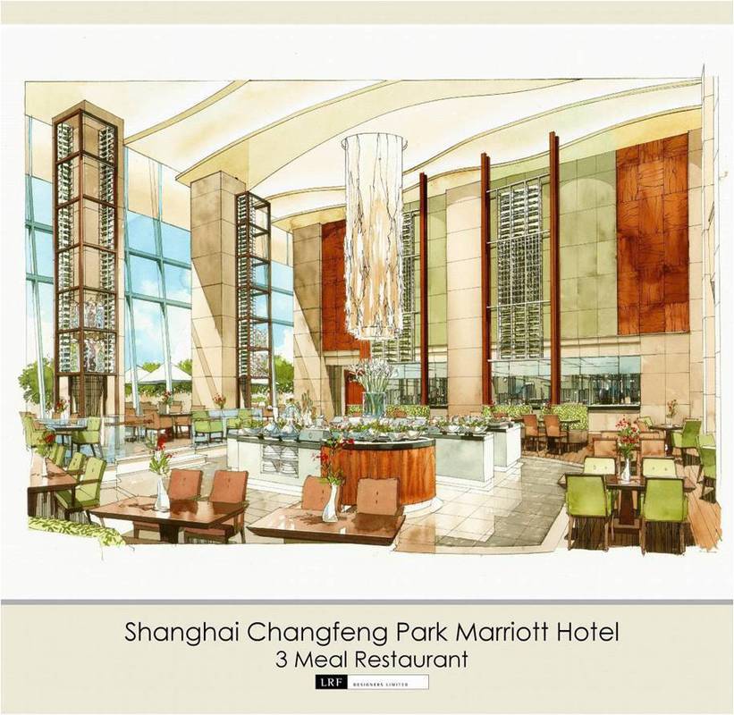 Jw Marriott Hotel Shanghai Changfeng Park Exteriör bild